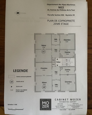 Winter Immobilier - Appartement - Nice - Baumettes - Nice - plan-baumettes