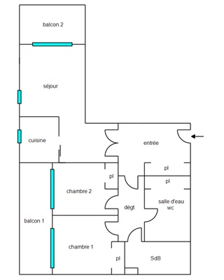 Winter Immobilier - Appartement - Roquebrune-Cap-Martin - plan